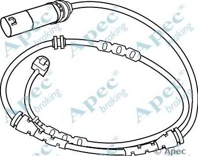 APEC BRAKING wir5254 -  Указатель износа, накладка тормозной колодки